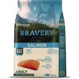 Bravery Dog Adult Medium/Large Grain Free Salmon 4kg