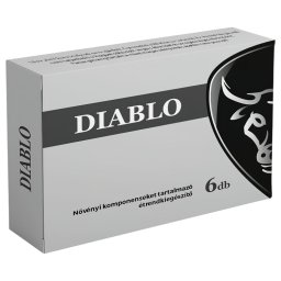 Diablo - maca + ginzeng étrend-kiegészítő kapszula férfiaknak (6 db)