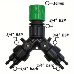 Kerti csepegtető öntöző csap adapter 4-utas elosztó