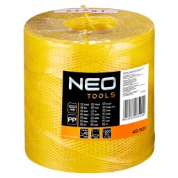 NEO TOOLS Polipropilén PP zsinor 1000 m 49-931