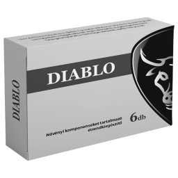 Diablo - maca + ginzeng étrend-kiegészítő kapszula férfiaknak (6 db)