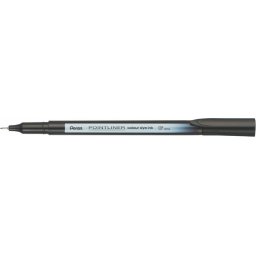 PENTEL Tűfilc, 0,4 mm, PENTEL "Pointliner", fekete