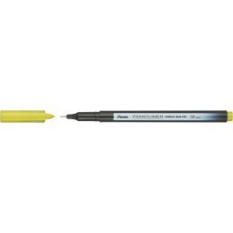 PENTEL Tűfilc, 0,4 mm, PENTEL "Pointliner", limezöld