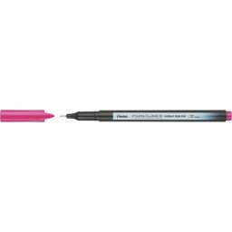 PENTEL Tűfilc, 0,4 mm, PENTEL "Pointliner", rózsaszín
