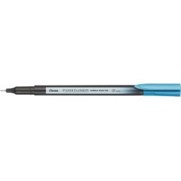 PENTEL Tűfilc, 0,4 mm, PENTEL "Pointliner", türkizkék