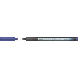 PENTEL Tűfilc, 0,4 mm, PENTEL "Pointliner", sötétlila