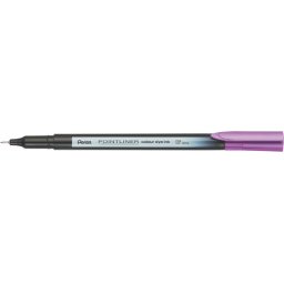 PENTEL Tűfilc, 0,4 mm, PENTEL "Pointliner", mályvalila