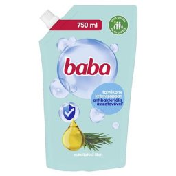 BABA Folyékony szappan utántöltő, 750 ml, BABA, eukaliptusz