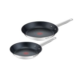 Tefal Serpenyőkészlet 2 részes rozsdamentes + tapadásmentes bevonat Cook Eat B922S204