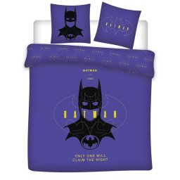 Batman Claim the Night dupla, kétszemélyes ágyneműhuzat 240×220cm, 65x65 cm