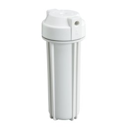 PurePro 10" szűrőház - fehér - dupla "O" gyűrű - 1/4"x1/4"