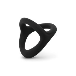 EasyToys Desire Ring - rugalmas pénisz- és heregyűrű (fekete)