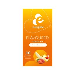 EasyGlide Flavoured - gyümölcs ízű óvszer orális szexhez (10 db)