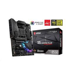 MSI MB Sc AM4 MPG B550 GAMING PLUS, AMD B550, 4xDDR4, VGA, ATX - Felbontott