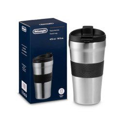 De'Longhi Duplafalú rozsdamentes acél utazó termosz, 470ml DLSC073