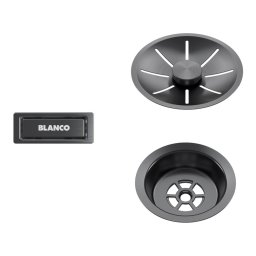 BLANCO InFino szett satin dark steel 1 med.