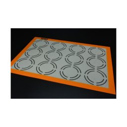 Szilikon sütőlap 42x29 cm karikás jelöléssel