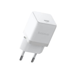 BASEUS PALM hálózati töltő Type-C aljzat (30W, PD gyorstöltő 3.0) FEHÉR