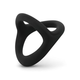 EasyToys Desire Ring - rugalmas pénisz- és heregyűrű (fekete)