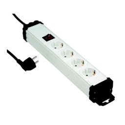 GAO Asztali elosztó "Kultúr" 4-es, 3x1.0, 2m, fehér 250V, 16A, 2.0m, H05VV-F 3x1.0mm² , IP20