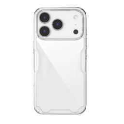NILLKIN NATURE PRO szilikon telefonvédő (ütésállóság, légpárnás sarok) ÁTLÁTSZÓ Apple iPhone 17 Pro
