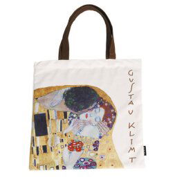 Klimt textil bevásárló táska - 40x38 cm