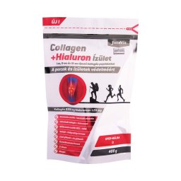 JutaVit Collagen+Hialuron Ízület por eper-málna ízű 400g
