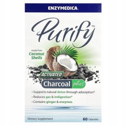 Enzymedica Purify - Aktív szén Plusz kapszula 60db
