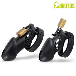 Brutus Denial - Soft Silicone Play Cage Set Black Farokketrec