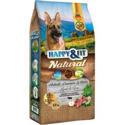 Happy&Fit Natural Adult Lamm&Reis 12kg