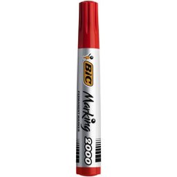 BIC Alkoholos marker, 4,95 mm, kúpos, BIC "ECO 2000" piros