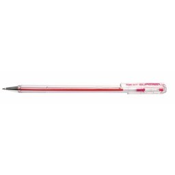 PENTEL Golyóstoll, 0,35 mm, kupakos, PENTEL "Superb BK77", rózsaszín