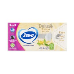 Zewa Deluxe Spirit of Tea illatosított papír zsebkendő 90x