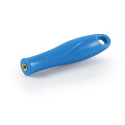 Igeax élelmiszeripari menetes nyél, kék, 12cm, cső- és üvegtisztító flexibilis hosszabbító szárhoz