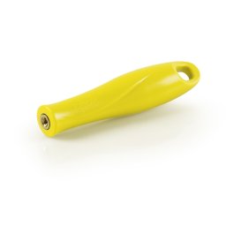 Igeax élelmiszeripari menetes nyél, sárga, 12cm, cső- és üvegtisztító flexibilis hosszabbító szárhoz