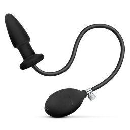 Easy Toys felfújható szilikon anál dildó (fekete)