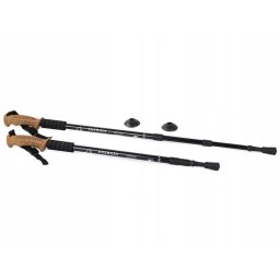 Nordic Walking túrabotok ergonomikus parafa nyéllel, 135 cm, 2 db, Kék