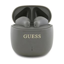 GUESS PRINTED CLASSIC LOGO bluetooth fülhallgató SZTEREO (v5.3, TWS, mikrofon, IPX4 + töltőtok) SZÜRKE