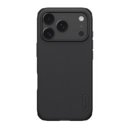 NILLKIN SUPER FROSTED PRO MAGNETIC műanyag telefonvédő (mágneses, ütésállóság, gumírozott) FEKETE Apple iPhone 17 Pro