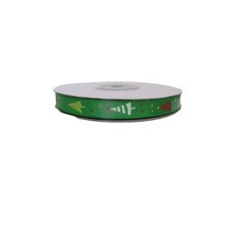 Karácsonyi szalag fenyő zöld 10 mm X 23 m