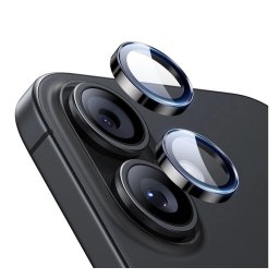 ESR kameravédő üveg (9H + segédkeret) FEKETE Apple iPhone 17, iPhone 16 Plus, iPhone 16
