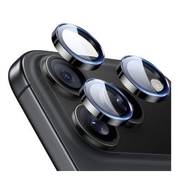ESR kameravédő üveg (9H + segédkeret) FEKETE Apple iPhone 17 Pro Max, iPhone 17 Pro, iPhone 16 Pro Max