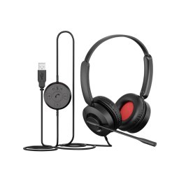 USB call center headset hameco HS-8092DEB-USB