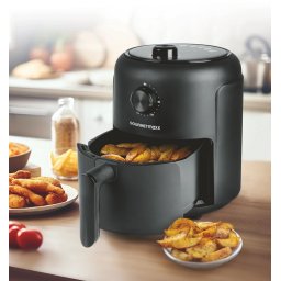 Gourmetmaxx Forrólevegős fritőz/ Airfryer 2,3L 1000W fekete DS14256