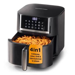 Gourmetmaxx Forrólevegős fritőz/ Airfryer Digitális 6 literes 4in1 1600W fekete DS14768-L