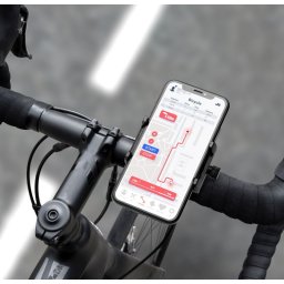Okostelefon kerékpár tartó alumínium fekete FIXED Bikee ALU (FIXBIA-BK)