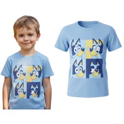 Bluey kutyusok rövid ujjú póló kék