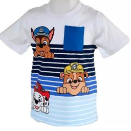 Mancs Őrjárat Stripes gyerek rövid póló, felső 7 év / 122 cm