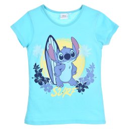 Disney Lilo és Stitch, A csillagkutya Surf gyerek rövid póló, felső 6 év / 116 cm