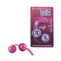 Marbilized Duo Balls Pink Kéjgolyó